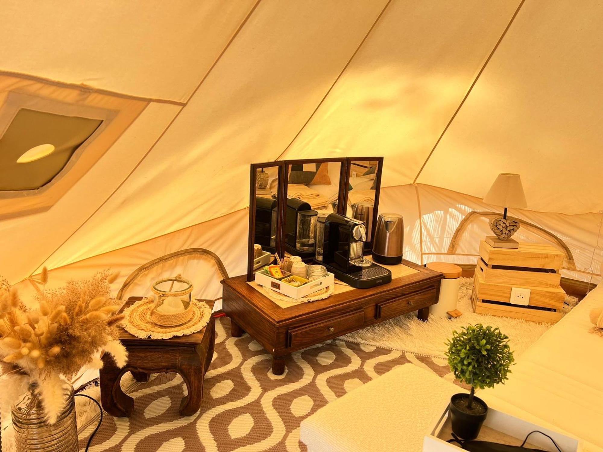 Love Room Tente Lodge Spa Mfg Chez C&C, Exclusivement Reservee Aux Adultes Cantaron المظهر الخارجي الصورة